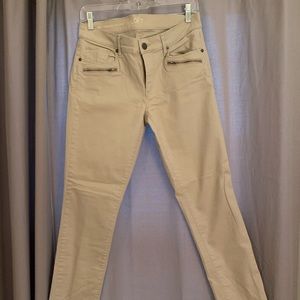 LOFT modern skinny khakis pants